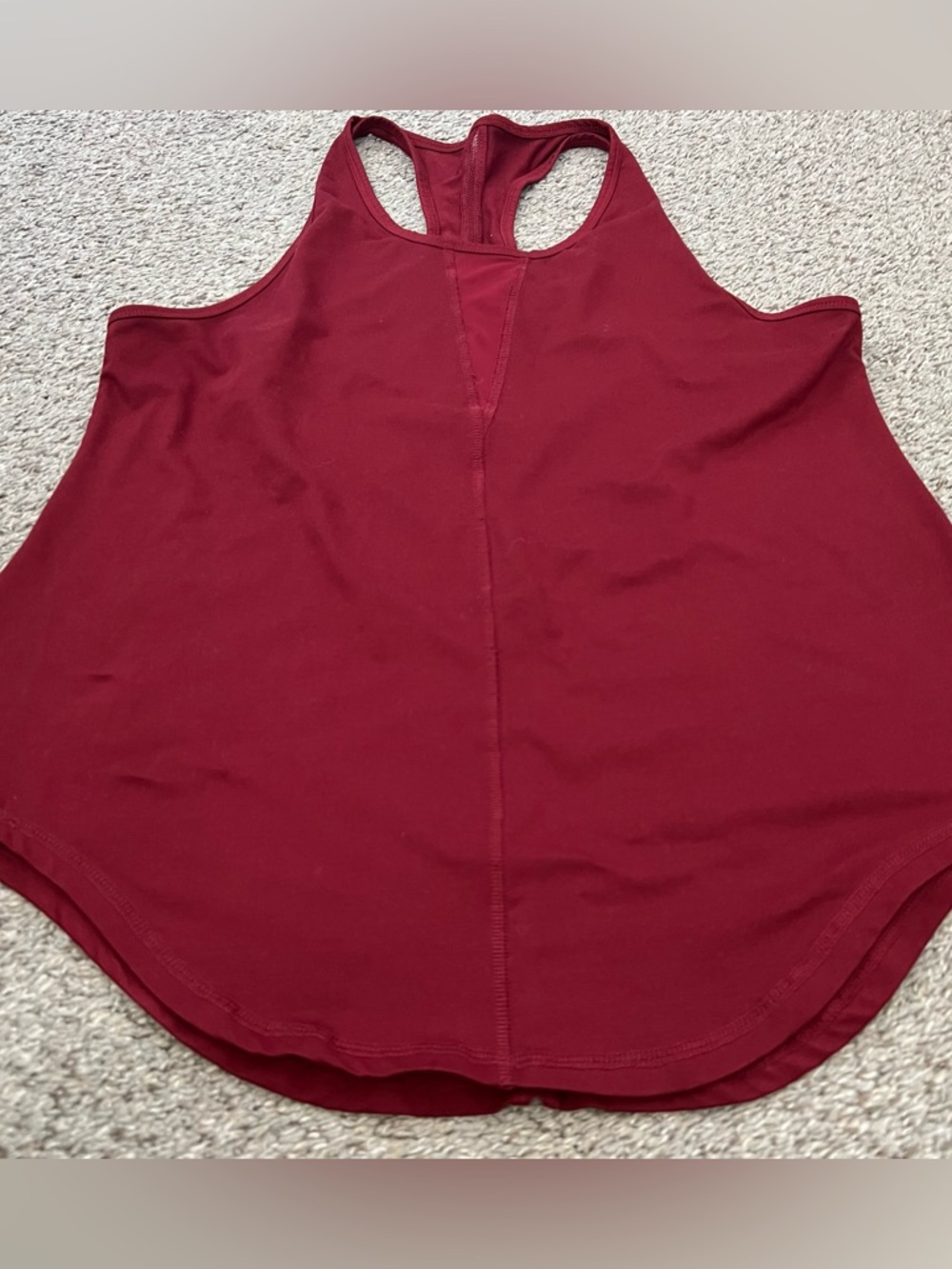ZYIA Burgundy Racerback Tank Size XXXL
